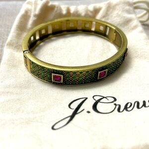 Vintage-Inspired Gold Cutout Cuff Bracelet by J.Crew